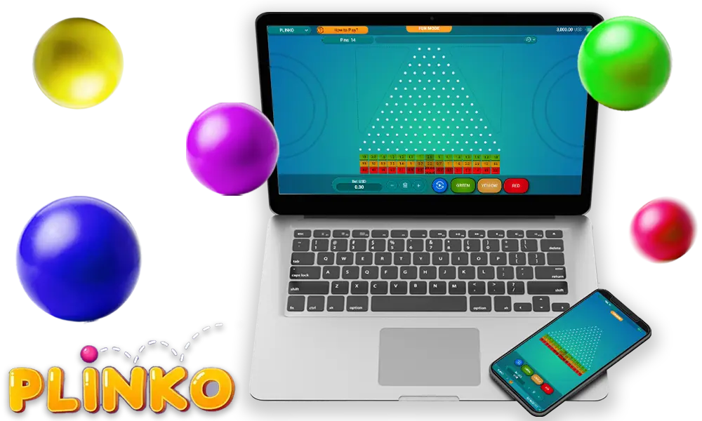 Information about how the Plinko game interface actually works